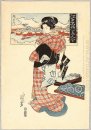 Beleza e Sumida River - Edo Meisho Bijin Awase