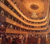 Auditorium in the Old Burgtheater, Vienna