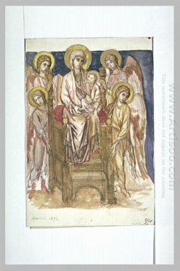 Madonna in trono con il Bambino e angeli