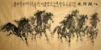 Eight Horses Treasures-Antique Paper - Chinese Painting