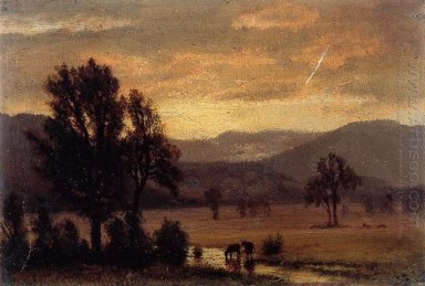 Paesaggio con bovini 1859