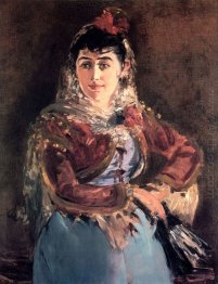 portrait of emilie ambre in role of carmen