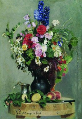 Ein Blumenstrauß der Blumen 1878