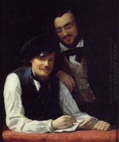 Auto-Retrato do artista com seu irmão Hermann