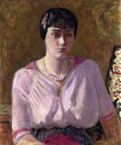 Porträt eines Mädchens Mademoiselle Renee Terrasse 1916