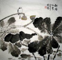 Lotus - peinture chinoise