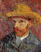 Self Portrait With Straw Hat