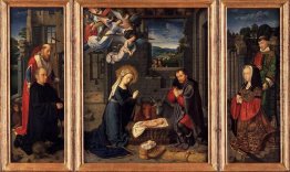 Triptych with the Nativity