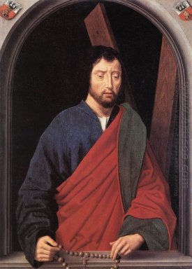 St Andrew Ala sinistra di dittico Reverse 1490