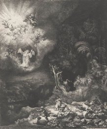 The Angel Appearing To The Shepherds 1634