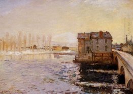 Pabrik Jembatan Moret Dan Di Bawah Salju 1890