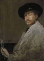 Arrangement In Grey Portrait Of The Painter