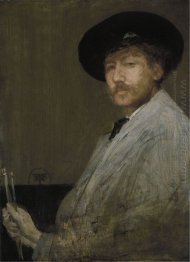 Arrangement In Grey Portrait Of The Painter