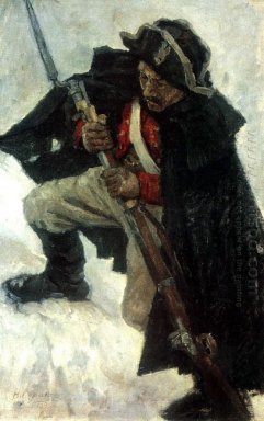 Soldat mit Gewehr 1898
