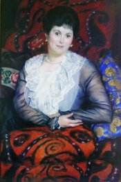 Portrait Of Lyubov Borgman 1915