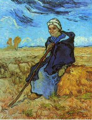 O Shepherdess após o painço 1889