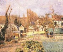 Moestuin in de hermitage pontoise 1874