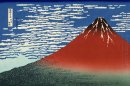 Fuji Bergen bij helder weer 1831