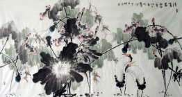 Crane&Lotus - Chinese Painting