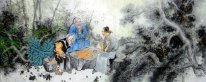 Gaoshi play chess-Chinese Painting