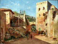 Street Scene near Antibes