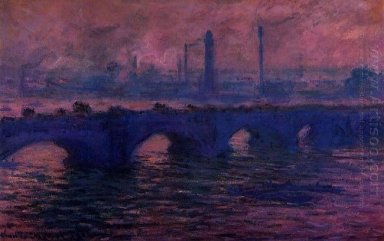 Waterloo Bridge Mendung Cuaca 2 1901