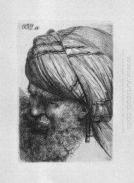 Head Of Old Man With Turban