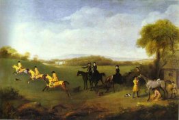 Racehorses Belonging To The Duke Of Richmond Exercising At Goodw