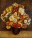 Bouquet de chrysanthèmes 1881