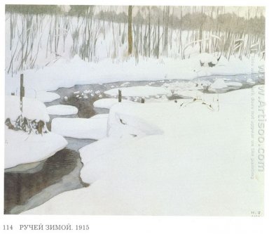 Creek In Winter 1915