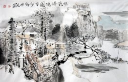 A farmhouse - Chinese painting