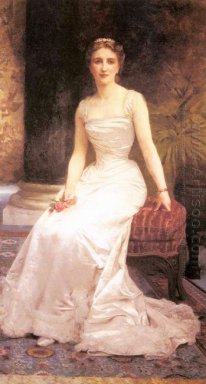 Portret van Madame Olry gevestigd te Givors ( Rhone ) 1900