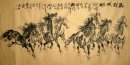 Horse-Antique Papier - Chinees schilderij