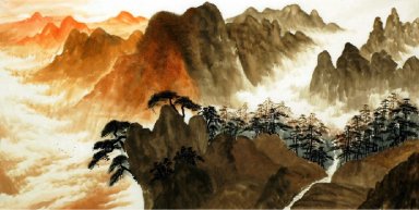 Montagnes, Cloud - Peinture chinoise