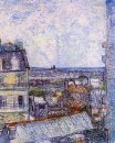 View From Vincent S Room Dalam Rue The Lepic 1887