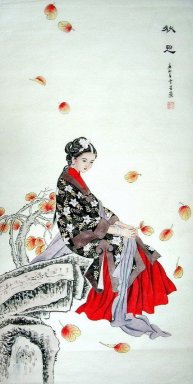 Beautiful Lady - Chinesische Malerei