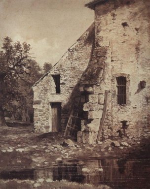 La vecchia casa sulla sponda del laghetto