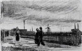 People Walking In Eindhoven 1885