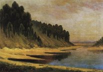 margens arborizadas do rio Moskva 1859