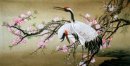 Crane - Plum - pintura chinesa