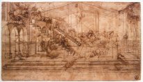 Perspectival Study Of The Adoration Of The Magi