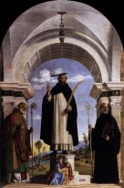 Petrus Martelaar met St. Nicolaas van Bari, St. Benedict en een