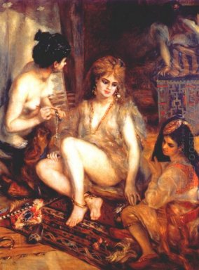 De Harem Parijse vrouwen Jurken als Algerijnen 1872