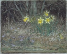 Narcissi And Violets