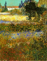 Jardin avec des fleurs I