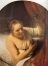 Woman In Bed 1645