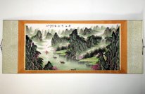 Landscape - Mounted - Chinesische Malerei