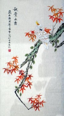 Попугай - китайской живописи