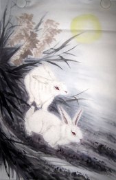 Rabbit - Peinture chinoise