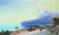 Côte de la mer de Crimée Côte environs de Ai Petri 1890